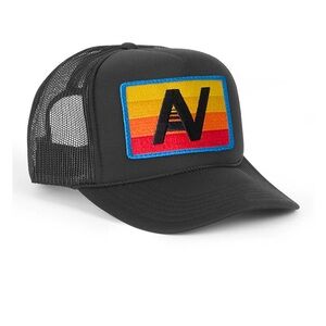 Aviator Nation Black Vintage Trucker Hat